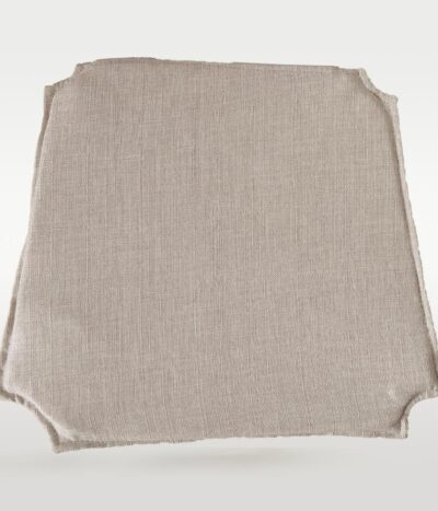Leinen-Sitzkissen für Wishbone-Stuhl Beige