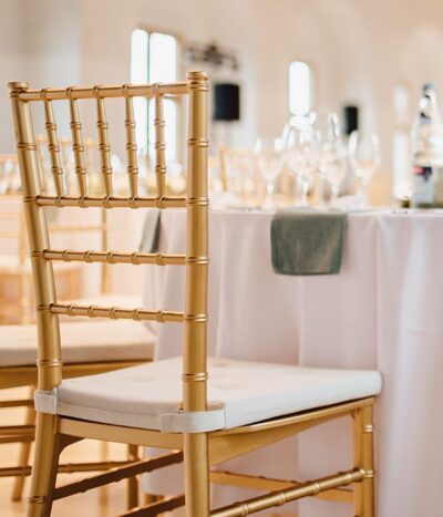 Sitzkissen für Chiavari Tiffany weiß
