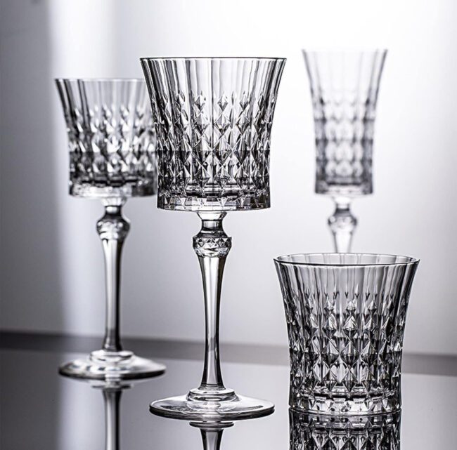 Kristallglas-Serie: Wasserglas 27 cl H 9cm