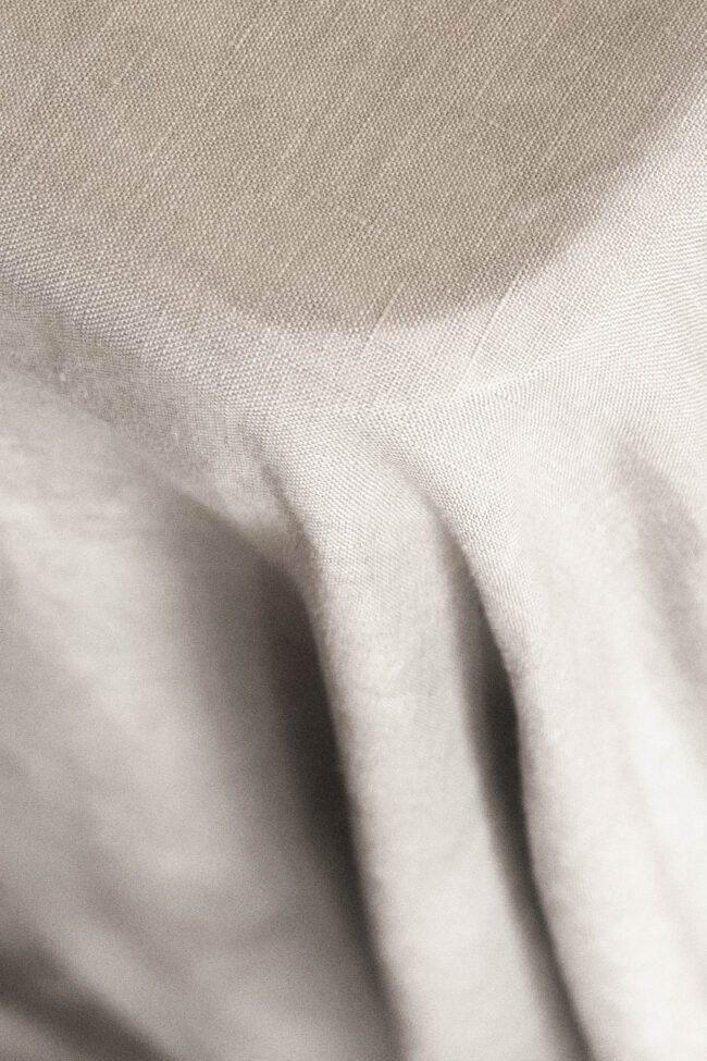 Runde Leinentischdecke in macchiato beige ⌀ 360cm