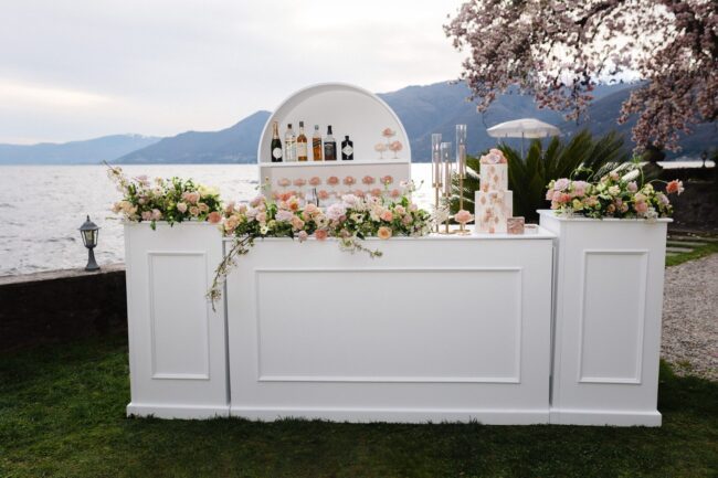 Mobile Bar-Säule Stage weiß rechteckig 60x60x115cm - Image 6