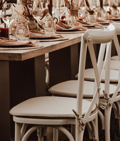 Sitzkissen für Cross Back Chairs